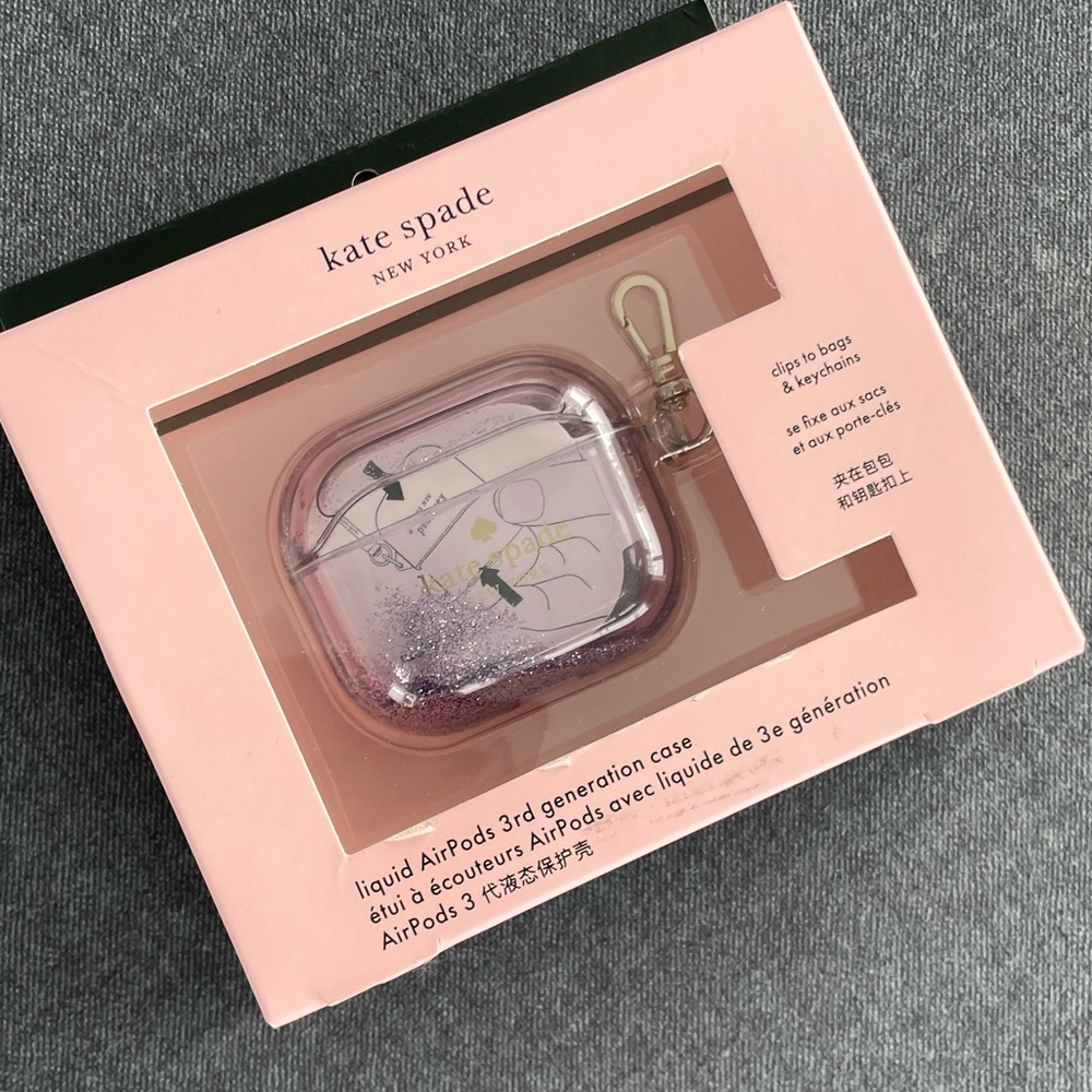 BRAND NEW Kate Spade Liquid AirPods 3rd generation case